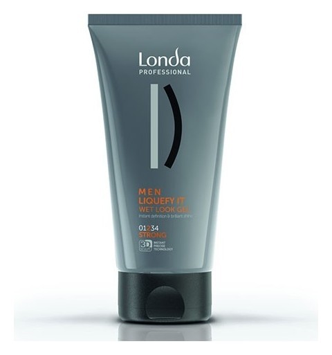 Гель-блеск с эффектом мокрых волос сильной фиксации "Liquefy It" Londa Professional