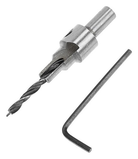 Сверло под конфирмат FIT 36429, для мебельных стяжек, 4 мм/зенкер 6.5 мм, для стяжки 5х50 FIT