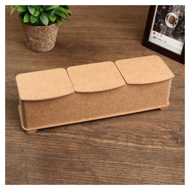 Шкатулка для декора из МДФ 26,5х8х7 см  