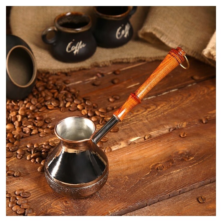 Турка для кофе медная, 0,2 л  