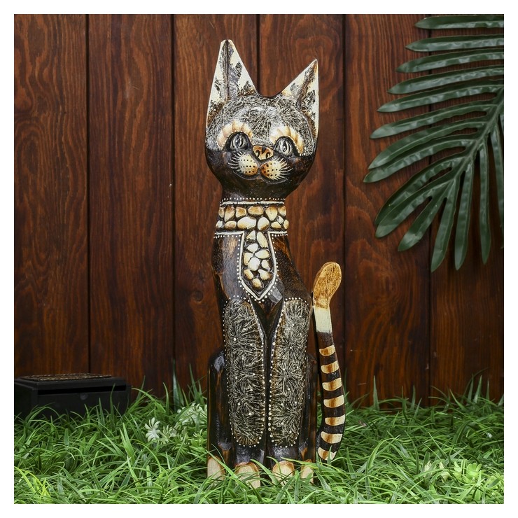 

Сувенир "Кошка с галстуком", Разноцветный