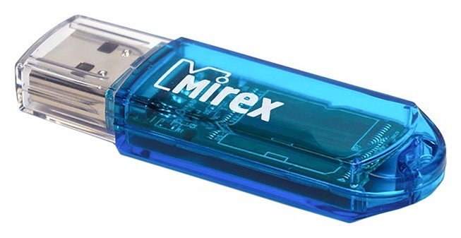 

Флешка Mirex ELF Blue, 32 Гб, Usb3.0, чт до 140 мб/с, зап до 40 мб/с, голубая, Голубой