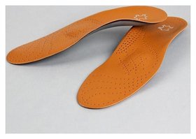 Стельки для обуви, амортизирующие, 43-44 р-р, пара, цвет коричневый 