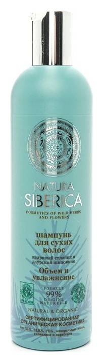 Шампунь для сухих волос Объем и увлажнение Natura Siberica Natural&Organic