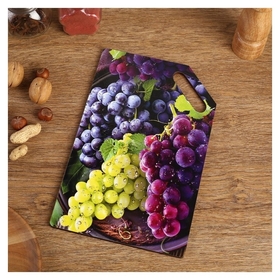 Доска разделочная "Сочный виноград" 27х18 см 