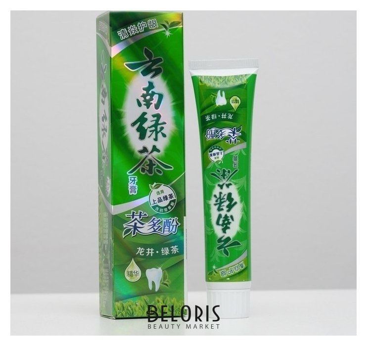 Зубная паста Китайская традиционная на травах с зеленым чаем лонг цзин 100 гр NNB