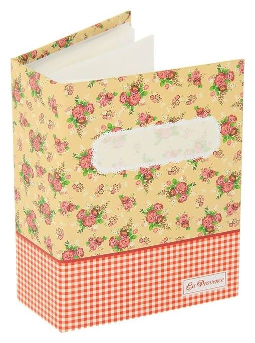 

Фотоальбом на 100 фото 10х15 см "Полотно с цветами", Голубой