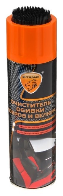 

Очиститель обивки, ковров и велюра элтранс, 650 мл, аэрозоль