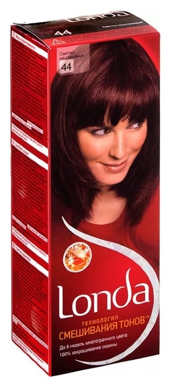 Тон 44 Светло-каштановый  Londa Professional
