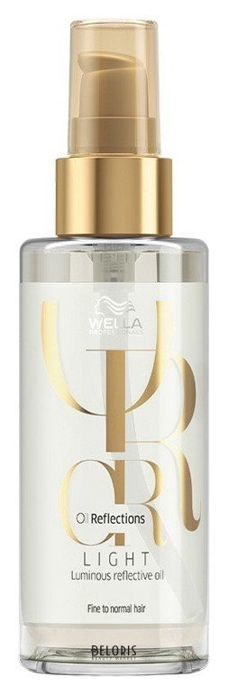 Легкое масло для придания блеска волосам Wella Oil Reflections