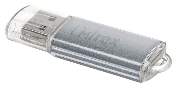 

Флешка Mirex Unit Silver, 8 Гб, Usb2.0, чт до 25 мб/с, зап до 15 мб/с, серебряная, Серебристый