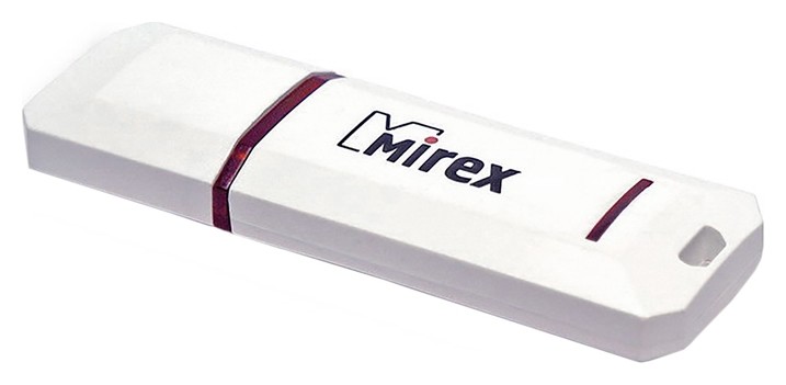 

Флешка Mirex Knight White 32 Гб, Usb2.0, чт до 25 мб/с, зап до 15 мб/с, белая, Белый