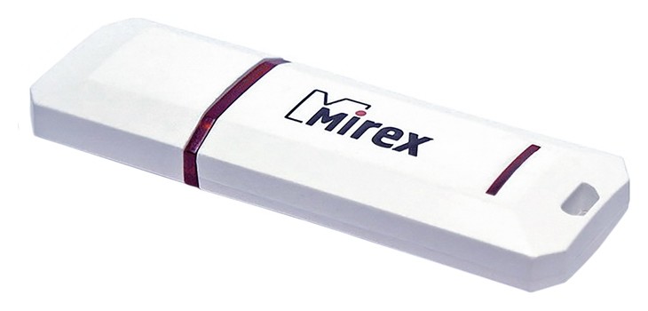 

Флешка Mirex Knight White, 16 Гб, Usb2.0, чт до 25 мб/с, зап до 15 мб/с, белая, Белый