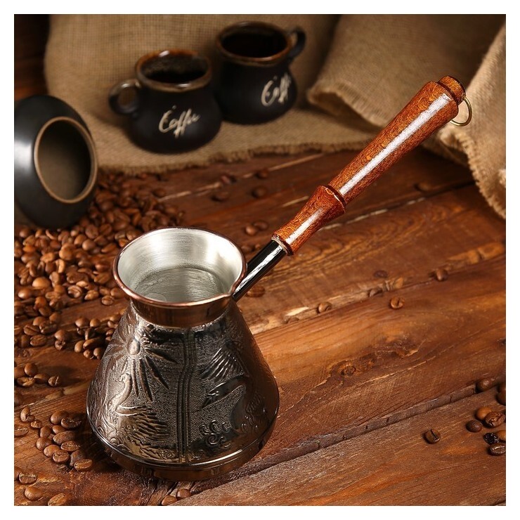 Турка для кофе медная «Верность», 0,6л  