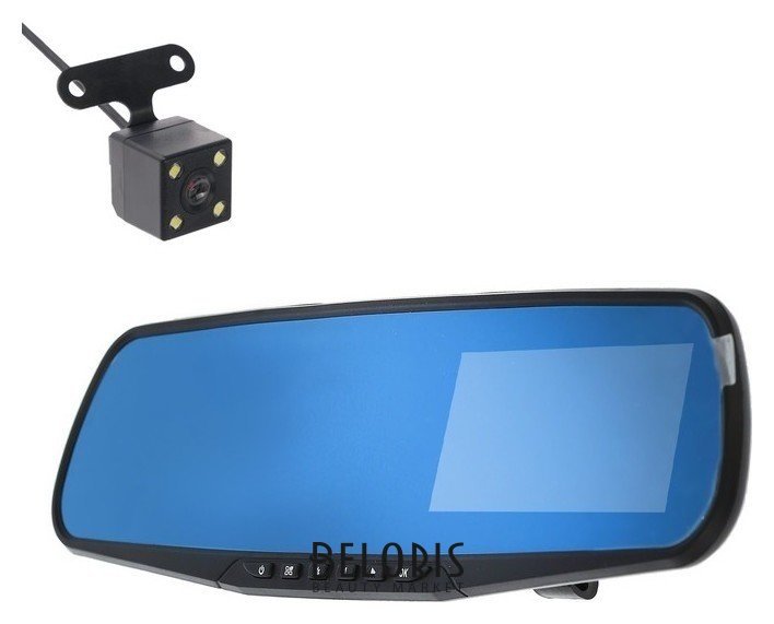 Видеорегистратор 2 камеры, разрешение 1080p, размер 30х8.5 см, TFT 3.5, угол обзора 120° Torso