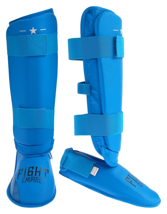 Защита голень+стопа Fight Empire, размер XL, цвет синий
