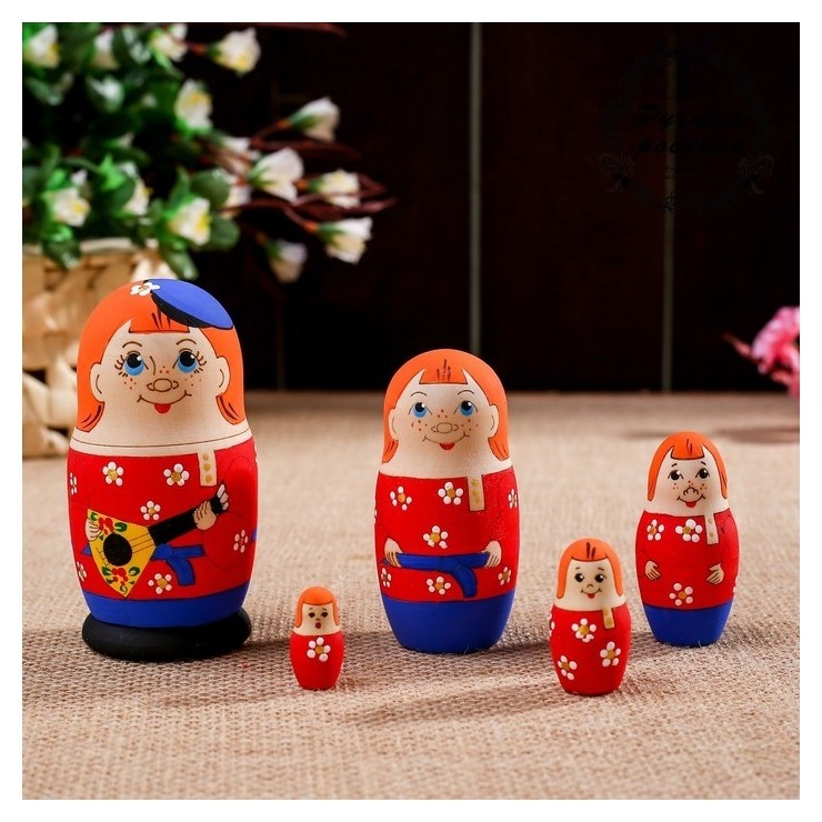 

Матрешка "Русский мальчик", 5 кукльная