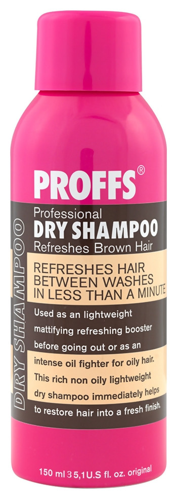 Шампунь для сухого очищения темных волос "Brown" Proffs
