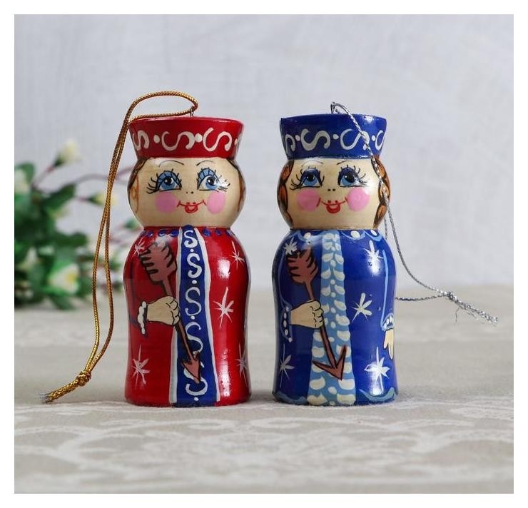 

Подвеска "Барыня" 8,5 см, ручная роспись, Микс