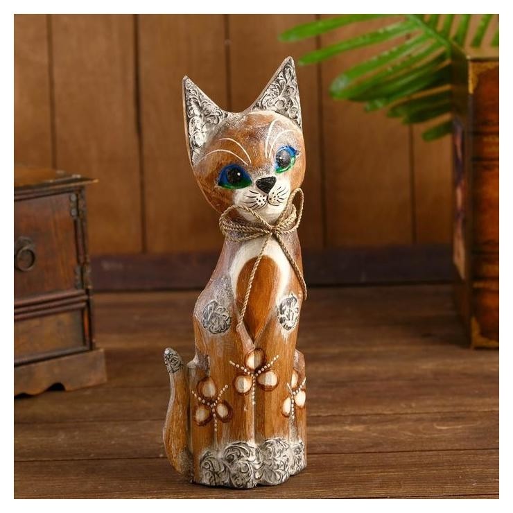

Сувенир "Кошка шэри", 30 см, Разноцветный