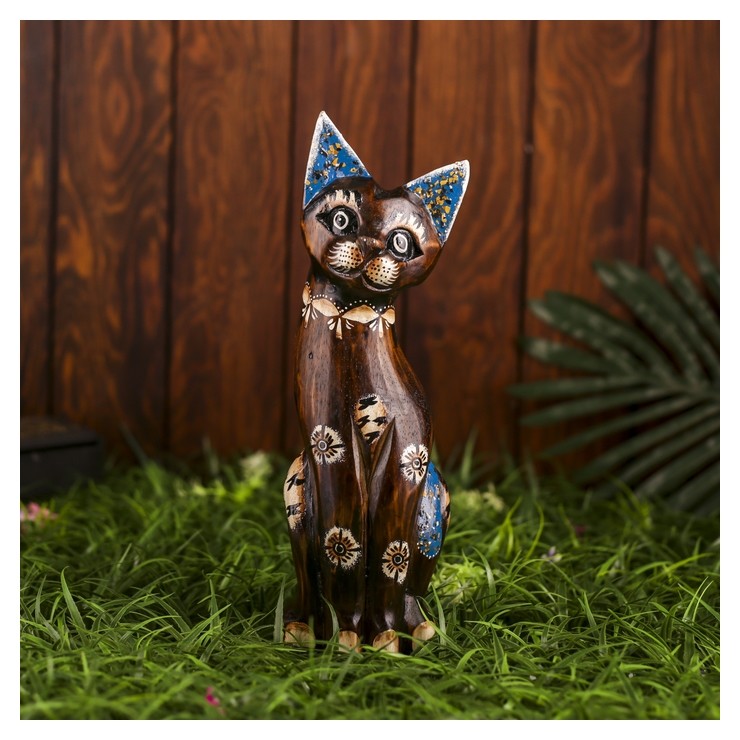 

Сувенир "Кошка мудрая", Разноцветный