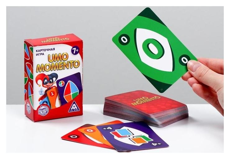 

Настольная игра «Umomomento», 70 карт