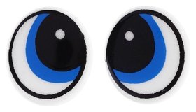 Глаза винтовые с заглушками, набор 4 шт, размер 1 шт: 1,7×1,5 см 