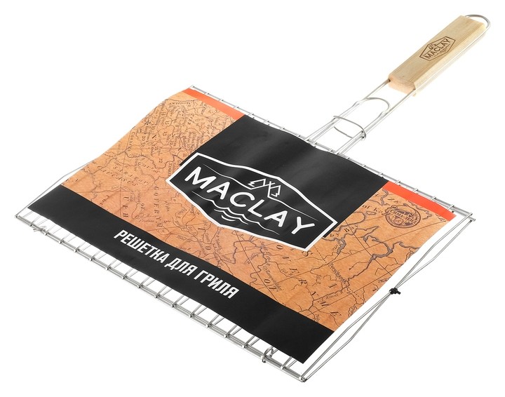 

Решётка-гриль для рыбы двойная Maclay, нержавеющая сталь, размер 33,8 × 250 см