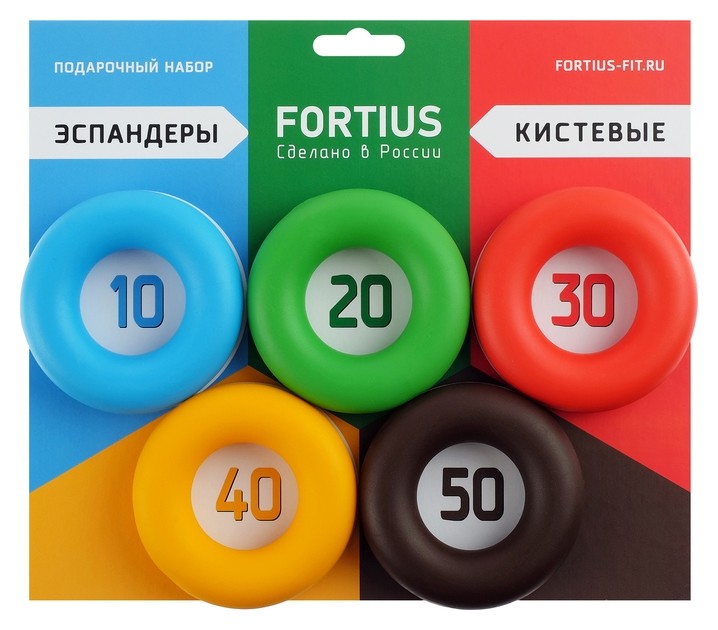 

Набор из 5 кистевых эспандеров, Разноцветный