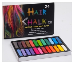 Мелки для волос 24 цвета 