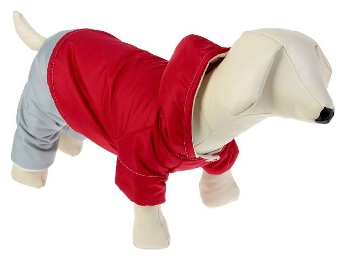 

Комбинезон зимний с капюшоном, подклад 100% хлопок, размер L(Дс 28см