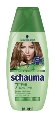 Шампунь для нормальных и жирных волос 7 трав Schauma 7 Трав
