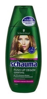 Шампунь для тонких волос Push-Up Объем Schauma