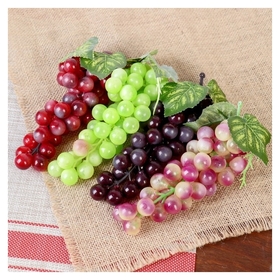Искусственный виноград, круглые ягоды (36 ягод) 