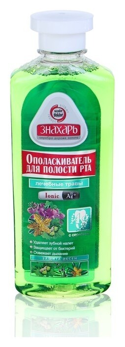 Ополаскиватель для полости рта Знахарь: лечебные травы, 300 мл Знахарь