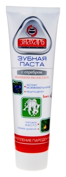 Зубная паста знахарь укрепление пародонта 100 гр  Знахарь