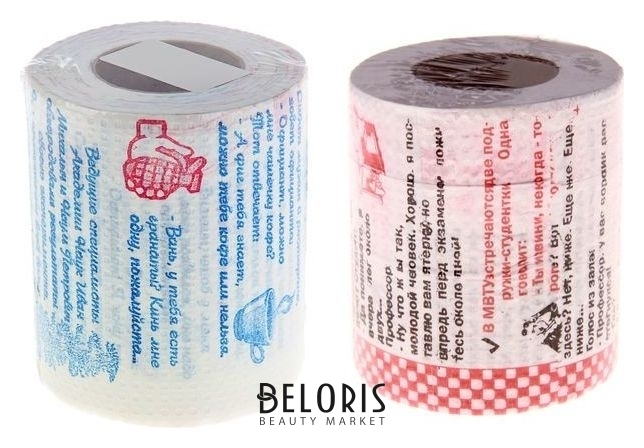 Сувенир туалетная бумага Анекдоты 9,5х10х9,5 см Русма