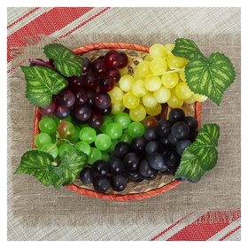 Искусственный виноград (46 ягод, матовый,) 