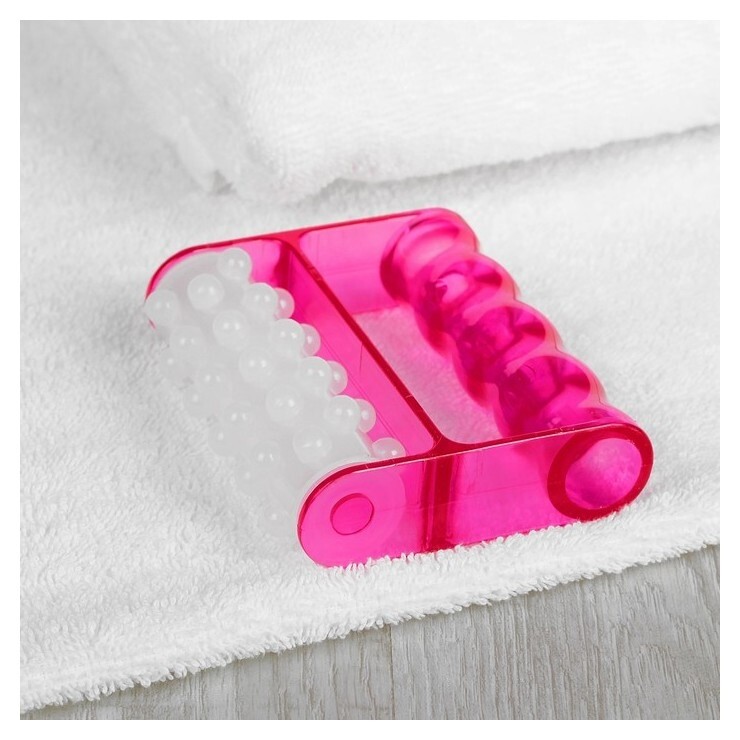 Массажёр антицеллюлитный, цвет белый/розовый  