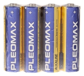Батарейка алкалиновая Pleomax, AA, Lr6-4s, 1.5в, спайка, 4 шт. Pleomax