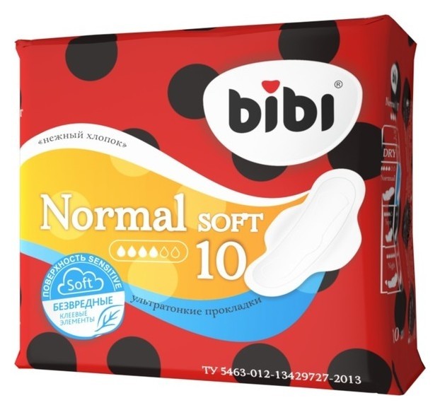 

Прокладки «Bibi» Normal Soft, 10 шт