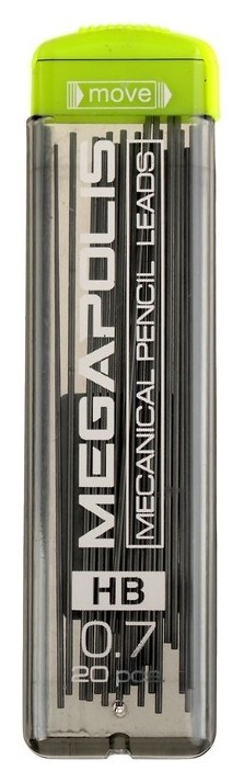 Набор грифелей для механических карандашей 0.7 мм, 20 штук, Erich Krause Megapolis Concept