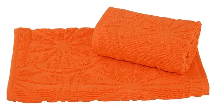 

Полотенце махровое жаккардовое 30×50 см 400 г/м2, оранжевый, 100% хлопок