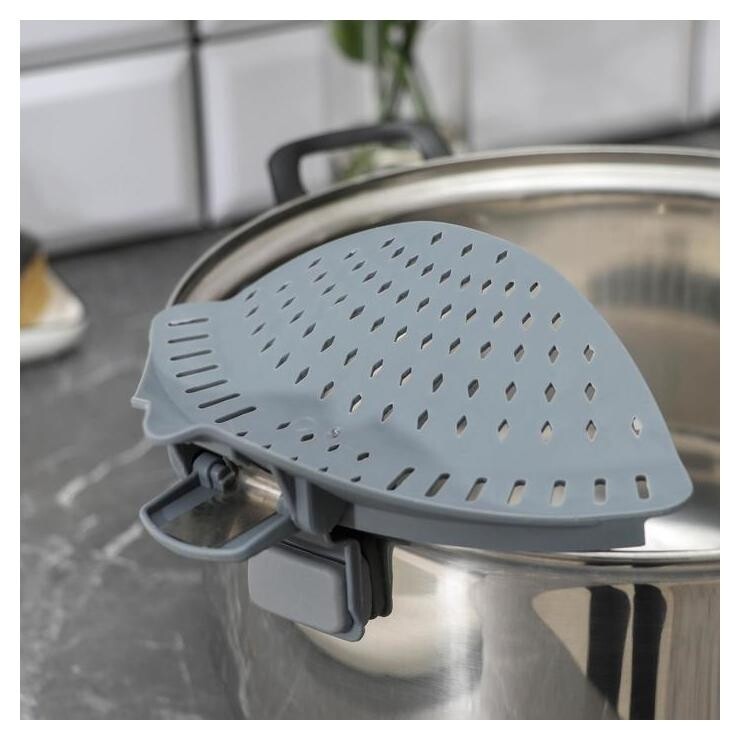 Дуршлаг-слив на прищепке 12×18,5 см  