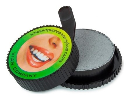 Зубная паста Vian с углем бамбука, концентрированная, 25 г  Vian