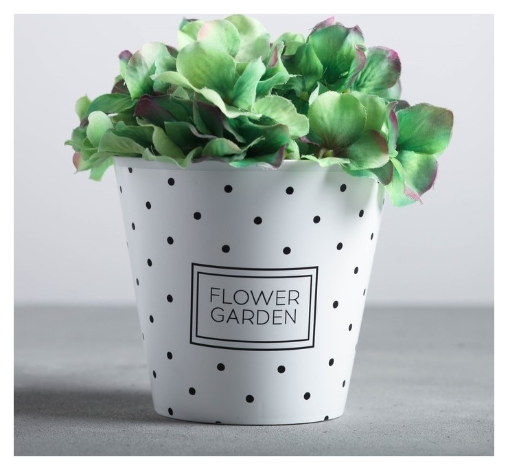 

Кашпо Flower Garden, 0,8 л, Белый