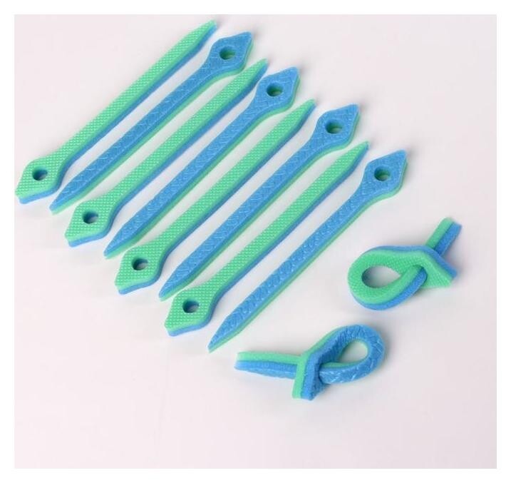 Бигуди с фиксатором двухцветные  VaLexa