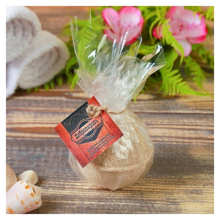 

Шипучая бомбочка из гималайской соли "Добропаровъ" с эфирным маслом сосны, 140гр