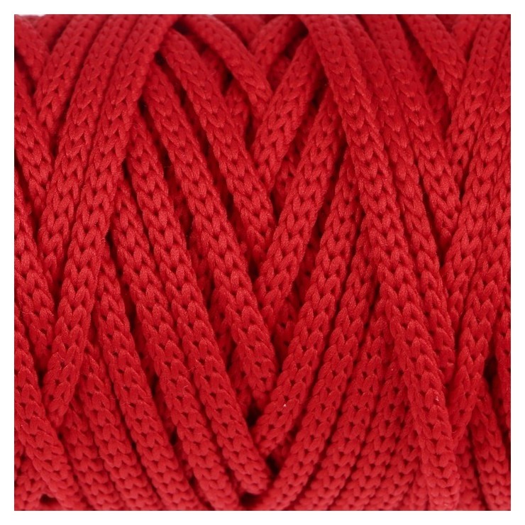 

Шнур для рукоделия полиэфирный "Софтино" 4 мм, 50м/110гр (Красный)