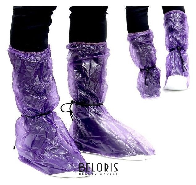 Чехлы для обуви Непромокайка, длина стопы 30см, фиолетовые NNB